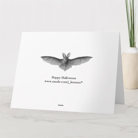 Halloween Full Moon Kaart (Achterkant)