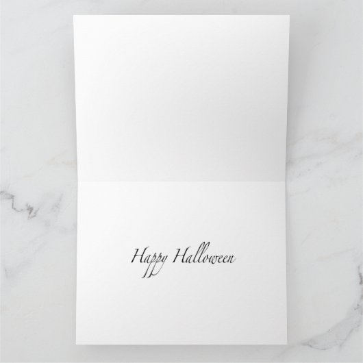 Halloween Full Moon Kaart (Binnen)