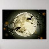Halloween Full Moon Poster (Voorkant)
