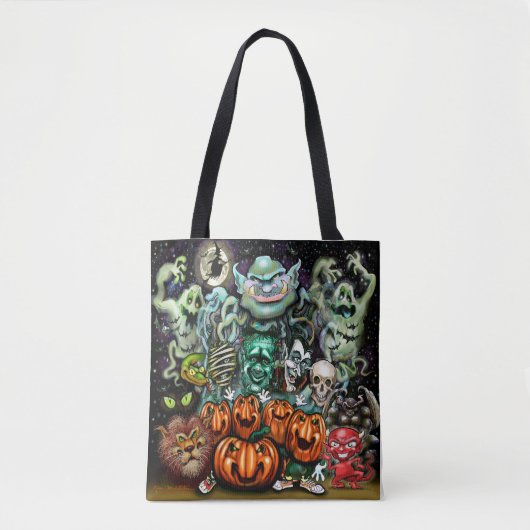 Halloween Fun Art Tote Bag (Voorkant)