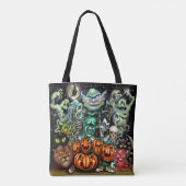 Halloween Fun Art Tote Bag (Achterkant)