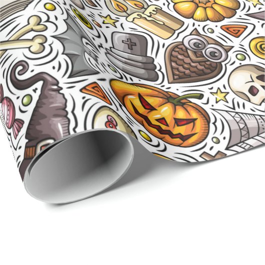 Halloween Fun Cadeaupapier (Rol Hoek)