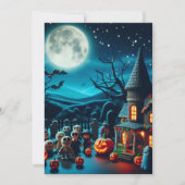 Halloween Fun Claymation Uitnodigingen (Voorkant)