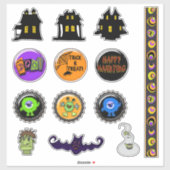 Halloween Fun Collectie Sticker (Vel)