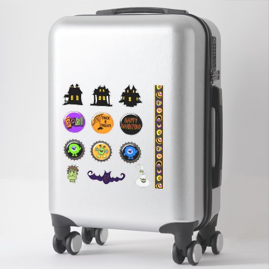 Halloween Fun Collectie Sticker (Koffer)