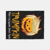 Halloween Fun Donald Trump kostuum cadeau idee Fleece Deken (Voorkant (Horizontaal))