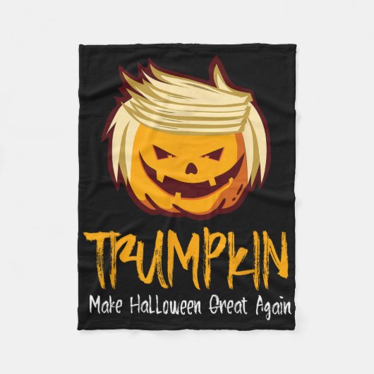 Halloween Fun Donald Trump kostuum cadeau idee Fleece Deken (Voorkant)