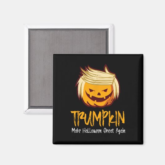 Halloween Fun Donald Trump kostuum cadeau idee Magneet (Voorkant / Achterkant)