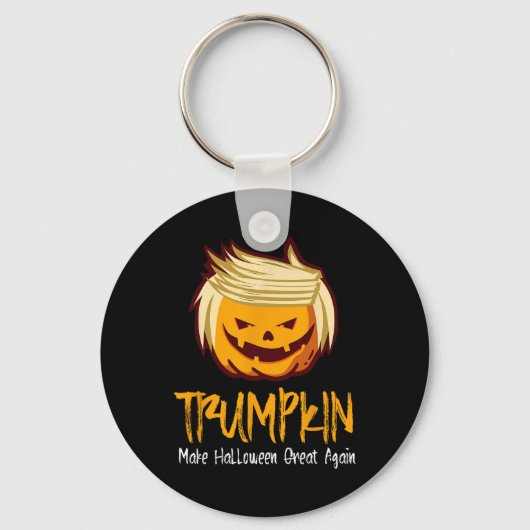 Halloween Fun Donald Trump kostuum cadeau idee Sleutelhanger (Voorkant)