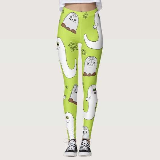 Halloween Fun Ghost Leggings (Voorkant)