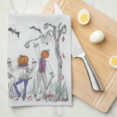 Halloween Fun Keuken Handdoek (Quarter Fold)