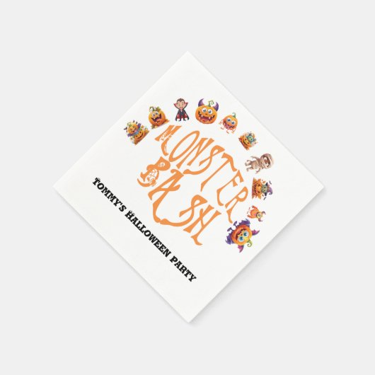 Halloween Fun Monster Bash Servet (Hoek)