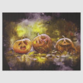 Halloween Fun Pumpkins Decoupage Tissue Paper Tissuepapier (Voorkant)