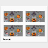 Halloween Fun Rechthoekige Sticker (Vel)