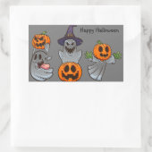 Halloween Fun Rechthoekige Sticker (Tas)