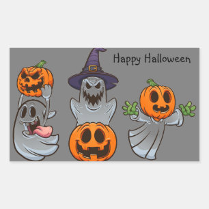 Halloween Fun Rechthoekige Sticker