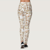 Halloween Fun Sinaasappel Leggings (Achterkant)