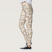 Halloween Fun Sinaasappel Leggings (Links)
