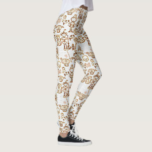 Halloween Fun Sinaasappel Leggings