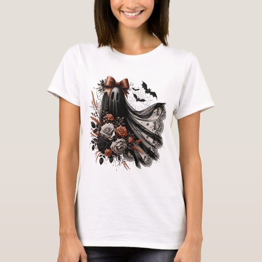 Halloween Fun T-Shirt - Kant Geest - Zwart3 - Herf (Voorkant)