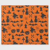 Halloween Fun Theme Cadeaupapier (Vlak)