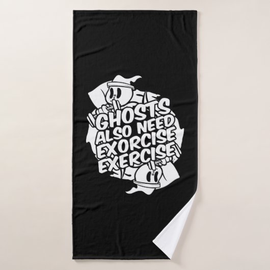 Halloween Funny Badhanddoek (Badhanddoek)
