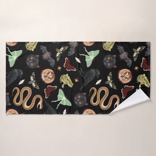 Halloween - Funny Bathroom Towels Badhanddoek (Badhanddoek)