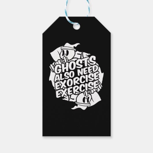 Halloween Funny Cadeaulabel (Voorkant)