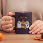 Halloween Funny Cappy Crew Design met uw namen Koffiemok