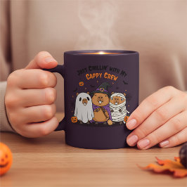 Halloween Funny Cappy Crew Design met uw namen Koffiemok