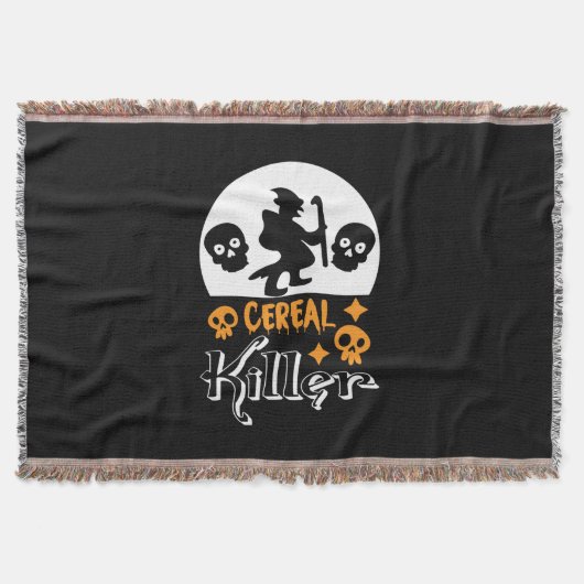Halloween Funny Cereal Birthday Deken (Voorkant)