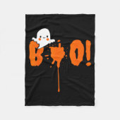 Halloween Funny Cute Ghost Boo! Design Gift  Fleece Deken (Voorkant)
