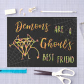 Halloween Funny Demons is een Ghouls Best Friend Tissuepapier (Craft)