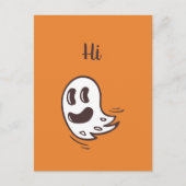 Halloween Funny Ghost Briefkaart (Voorkant)
