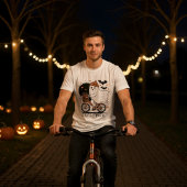 Halloween Funny Ghost Cyclopath Tri-Blend Shirt