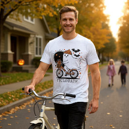 Halloween Funny Ghost Cyclopath Tri-Blend Shirt
