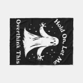 Halloween Funny Ghost Laat me deze grafiek overden Fleece Deken (Voorkant (Horizontaal))