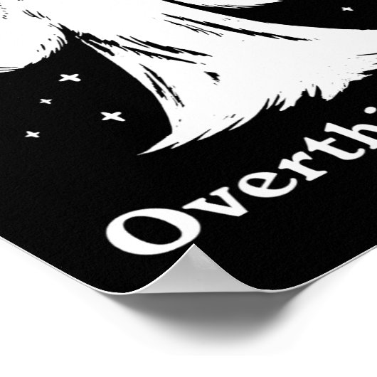 Halloween Funny Ghost Laat me deze grafiek overden Poster (Hoek)