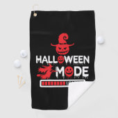 Halloween Funny Halloween Mode Loading Birthday Golfhanddoek (Insitu)