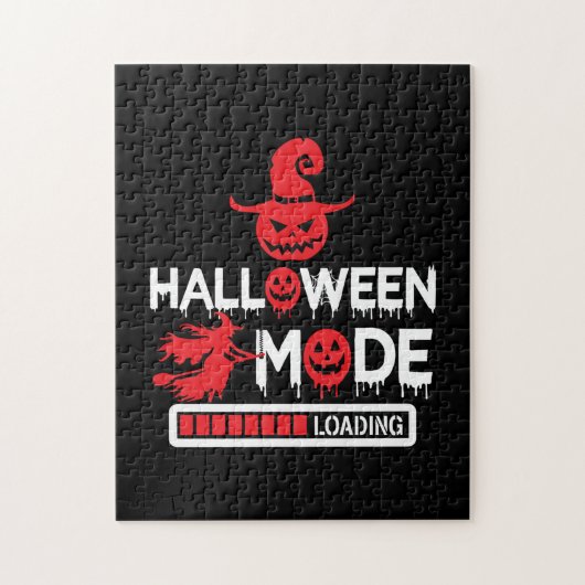 Halloween Funny Halloween Mode Loading Birthday Legpuzzel (Verticaal)