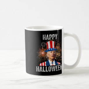 Halloween Funny Happy 4 juli anti Joe Biden Koffiemok