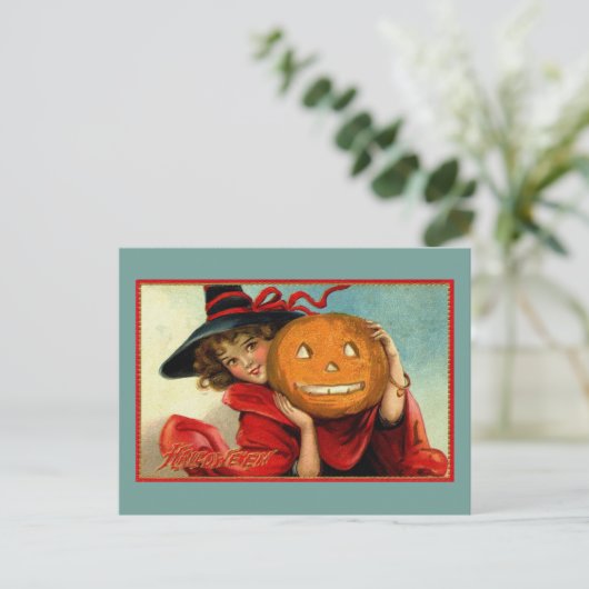 Halloween Funny Illustratie Briefkaart (Staand voorkant)