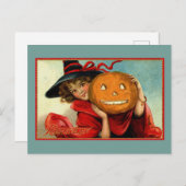 Halloween  Funny Illustratie Briefkaart (Voorkant / Achterkant)