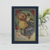  Halloween Funny Illustratie Feestdagenkaart (Staand voorkant)