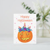 Halloween Funny Jack o lantern Pumpkin Briefkaart (Staand voorkant)