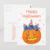 Halloween Funny Jack o lantern Pumpkin Briefkaart (Voorkant / Achterkant)