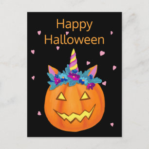 Halloween Funny Jack o lantern Pumpkin Briefkaart
