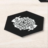 Halloween Funny Kartonnen Onderzetters (Schuin)