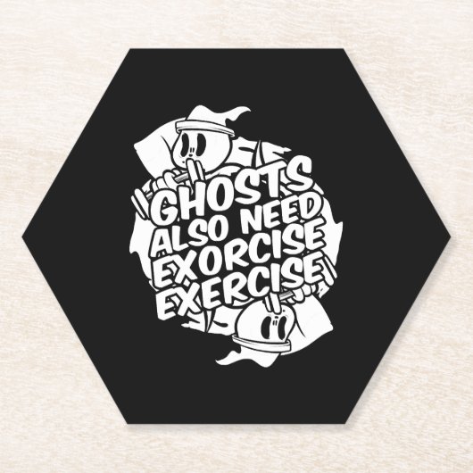 Halloween Funny Kartonnen Onderzetters (Voorkant)