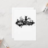 Halloween Funny, niet elke heks Kaart (Voorkant / Achterkant in situ)